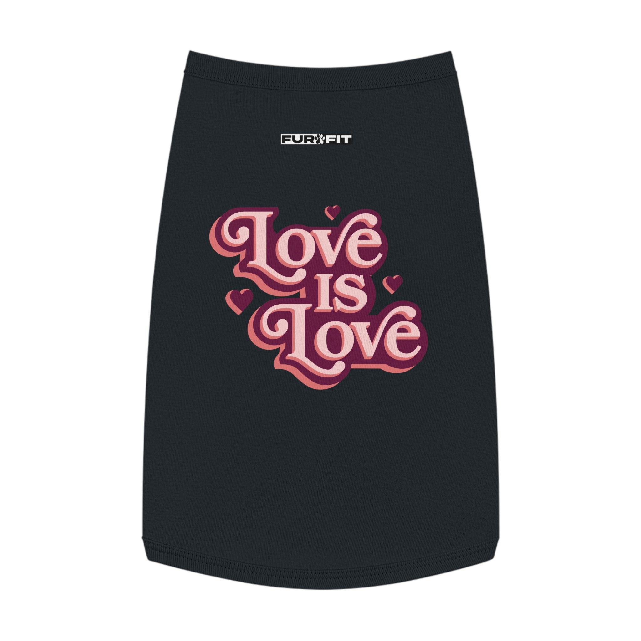 Pet T-shirt | "Love is Love"