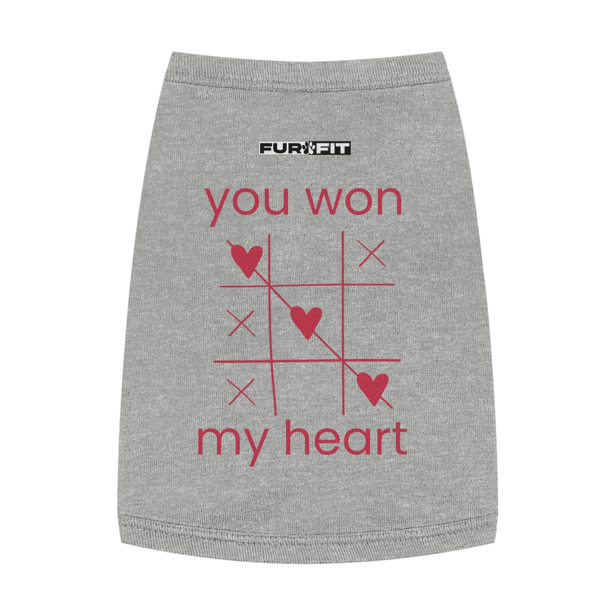 Pet T-shirt | "You Won My Heart"